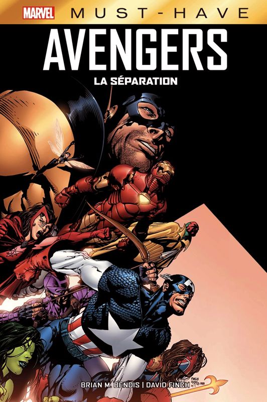 Couverture du comics marvel Avengers LA SÉPARATION / Avengers disassembled