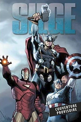Couverture du comics marvel siège