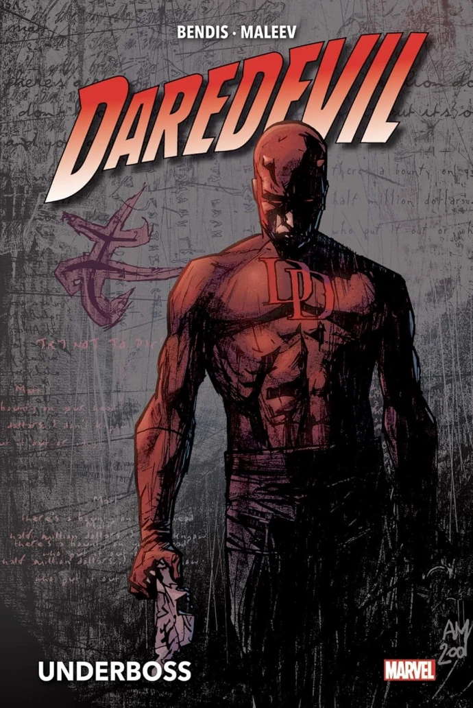 Couverture comics Marvel  DAREDEVIL MICHAEL BENDIS T01 : UNDERBOSS