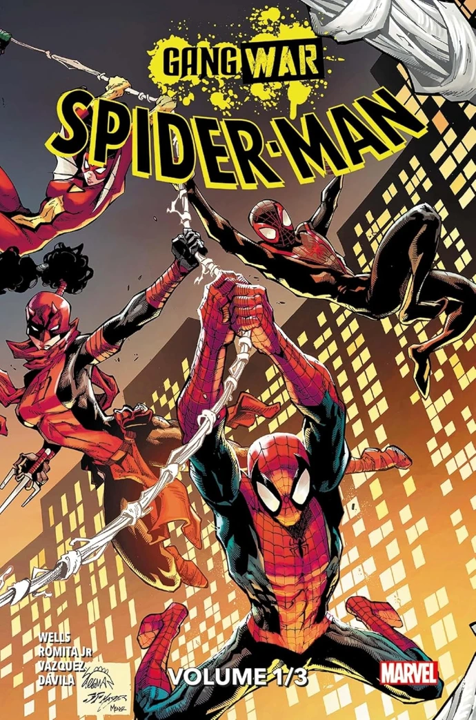 Couverture comics Marvel  Spider-Man Gang War tome 1