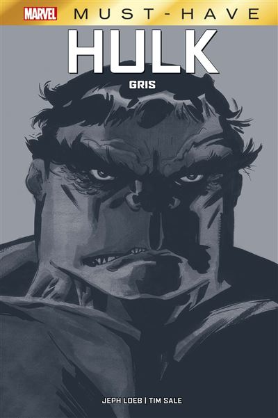 Couverture du comic marvel  hulk gris