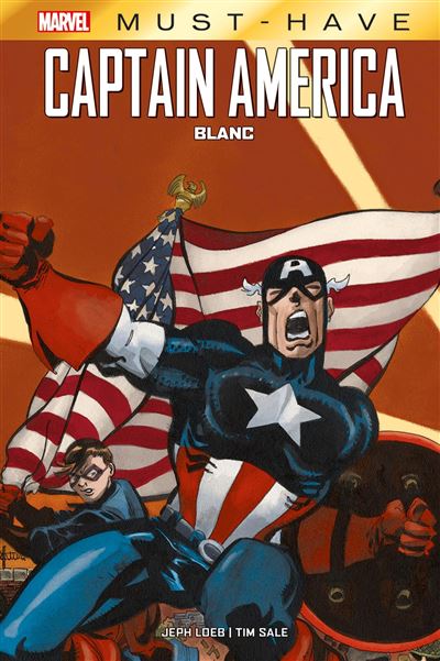 Couverture du comic marvel captain america blanc