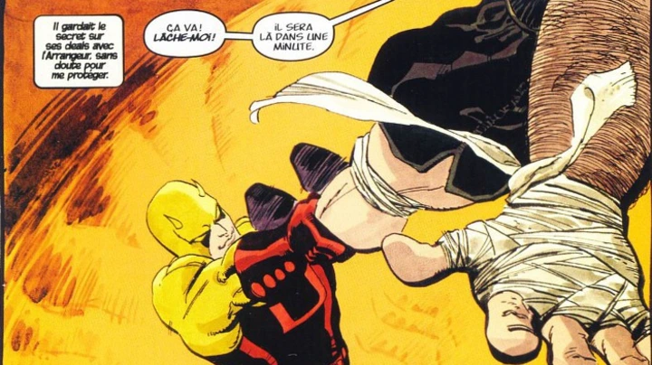 planche intérieure daredevil jaune
